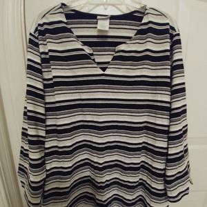 Long sleeve stretchy casual shirt